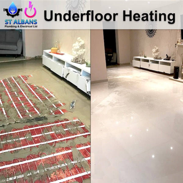 Underfloor Heating Before & After 