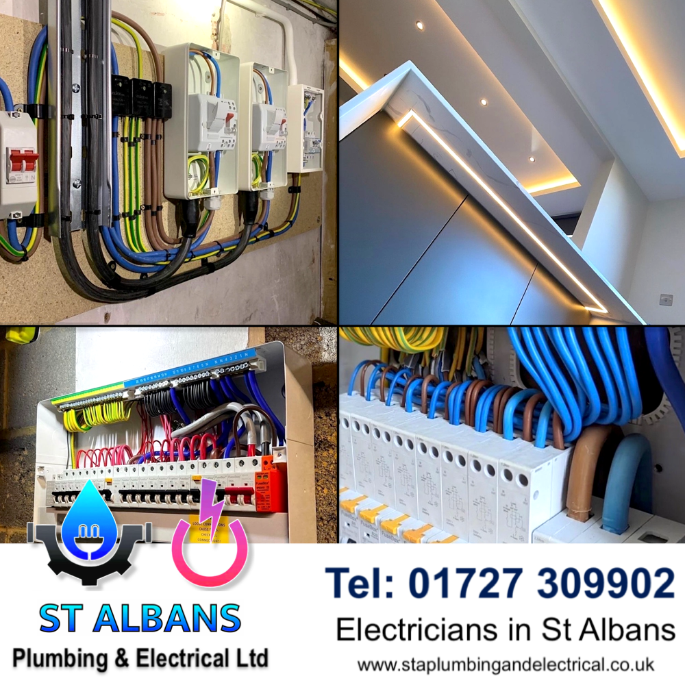 St Albans Plumbing & Electrical Ltd are Electricians in St Albans