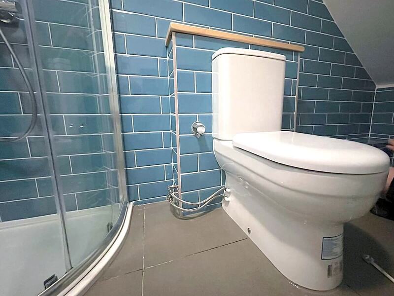 St Albans Bathroom Fitters completing bathroom Installation.